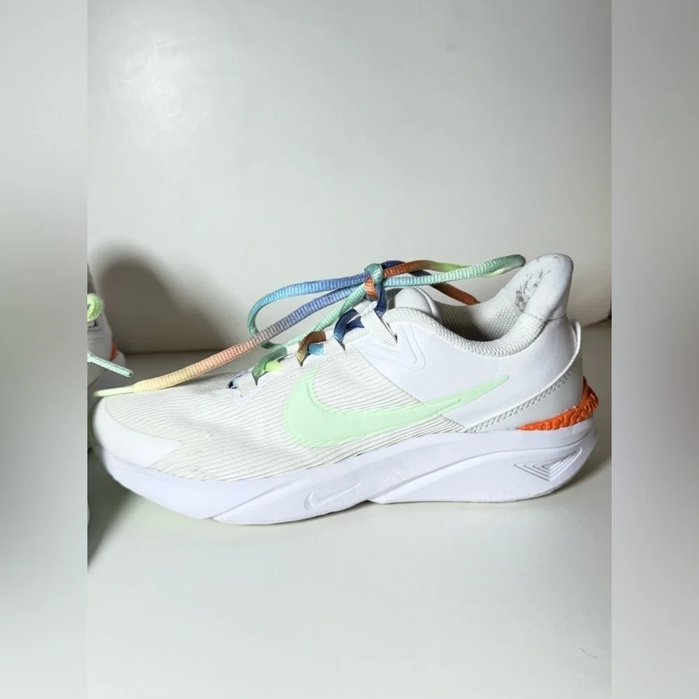 Nike Kids White and Pastel Sneakers